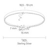 Sofia Milani - Women's Bracelet 925 Silver Love Pendant, Sterling