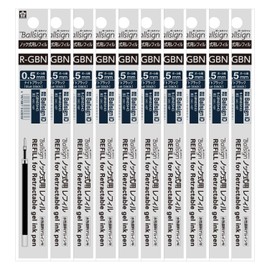 Sakura Crepas R-GBN05#43 (10) Ballpoint Pen Refill for Ball Sign iD 0.5mm Night Black