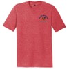 Koloa Surf Company Men's Cocky Surfer Logo Tri-Blend Comfort T-Shirts-2XL-RedFrost/c
