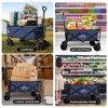 SAILARY Large Collapsible Wagon Cart Heavy Duty Foldable, Large Capacity