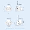 Nes Home 8 Shower Door Wheels 23mm 4 Top and