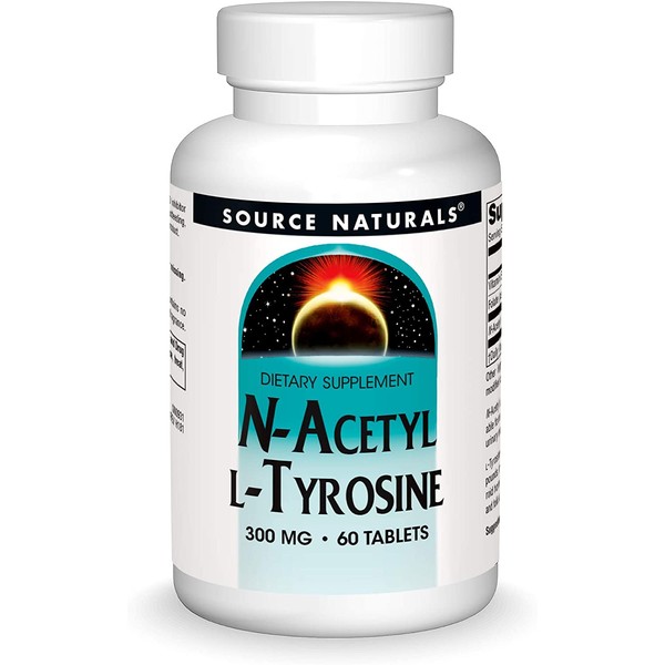 Source Naturals N-Acetyl L-Tyrosine Dietary Supplement - 60 Tablets