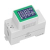 DIN Rail Meter Digital Voltmeter Ammeter Power Energy Monitor Multimeter