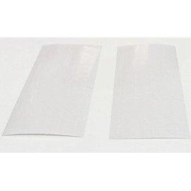 Cricket Bat Anti Scuff Protection Cover 12" Clear Plain and Fibre Sheet 50M Roll Face and Edge Protection Cover (Plain Sheet)