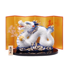 Yakushigama 2024 Chinese Zodiac Dyeing Nishiki Fortune Tatsu (Blue Dragon, Medium)