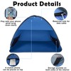Blue Mini Head Tent, Size M Pop-Up Beach Tent, Beach