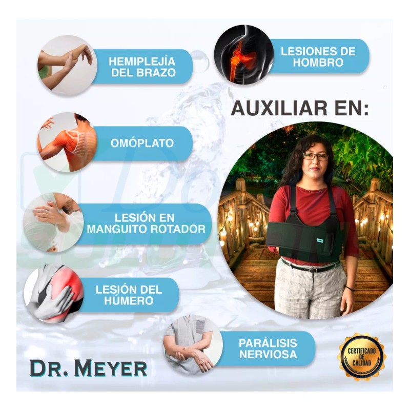 Dr. Meyer Inmovilizador De Hombro Universal Con Cabestrillo Dr. Meyer