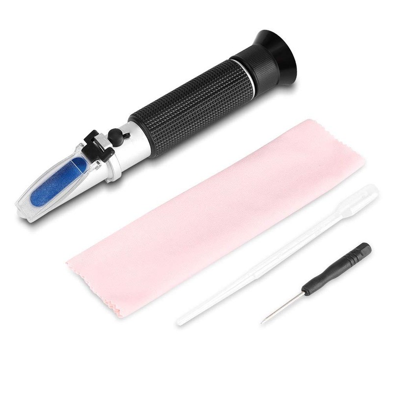SEAFRONT Densimetro Professional Handheld Alcohol Meter 0-80% Test Refractometer Tester