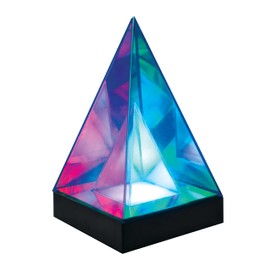 RED5 USB Holographic Infinity Effect Pyramid Lamp Adjustable Brightness Mood Light