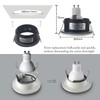 4XSweier LED Recessed IP65 Waterproof Downlight with LED GU10 Cool