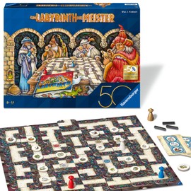 Ravensburger 22474 Labyrinth of Masters - The Master Version of the Crazy Labyrinth for 2 - 4 People, Board Game from 9 Years