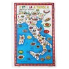 BLU RITMO Kitchen Towel Set, Cotton Kitchen Towels Made in