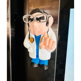 Doctor Fridge Magnet Shamer 3D Print Statue Funny Humor Now 600