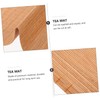 Mobestech 1Pc Bamboo Table Runner Tea Mat and Table Placemat