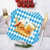 40pcs Oktoberfest Paper Napkins German Oktoberfest Party Napkins 6.5x6.5 Inch