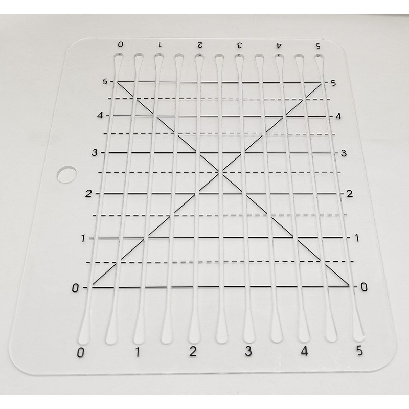 HONEYSEW Charming Shape Cut Ruler for Quilting