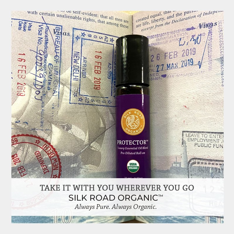 Silk Road Organic Protector Essential Oil Immunity Blend Roll On,