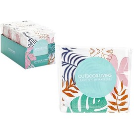 Elegant Multicolor Botanical Themed Napkins (33cmx33cm) Pack Of 20 - Premium Quality, Soft & Durable - Perfect For Parties, Weddings & Events