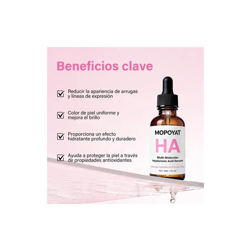2pcs Ácido Hialurónico Multimolecular Sérum 30ml