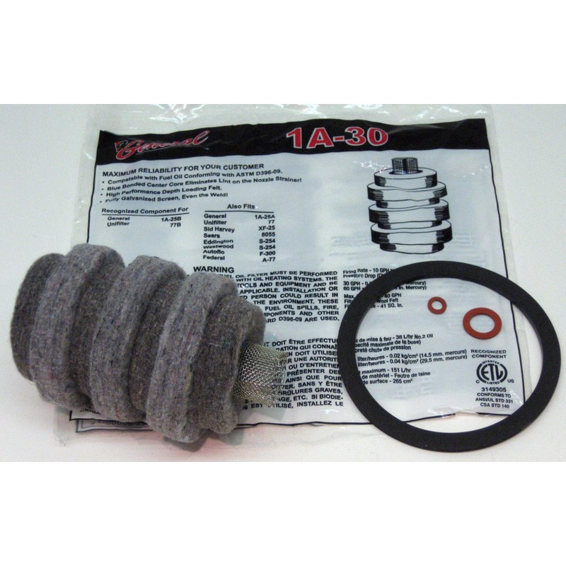 1A-30-8 Pack 10 Micron Fuel Oil Filter for 1A-25A 77