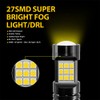 AUXLIGHT 2504 LED Fog Light DRL Bulbs, 2400 Lumens Extremely