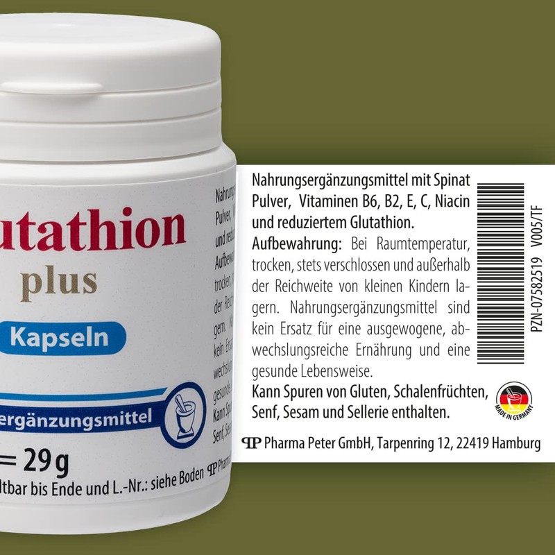Pharma-Peter GLUTATHION PLUS Kapseln, 60 Kapseln