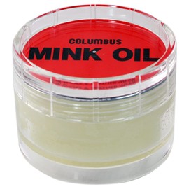 Columbus Nutrition Leather Retention Waterproof Cream Mink Oil for Shoes and Leather Goods, Mushock