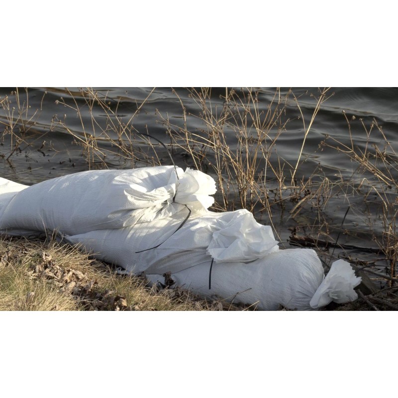 HALSTED 15in. x 27in. Heavy Duty White Woven Sand Bags