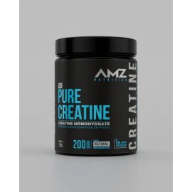 Amz Creatina Monohidratada Pura 1000 Gr 200 Serv Sabor Natural                                                                                        