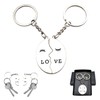 Duo Keyring Love Soul Cufflinks Magnetic and Removable, Romantic Gift