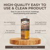 SamaN Interior Water Based Wood Stain - Natural Stain for