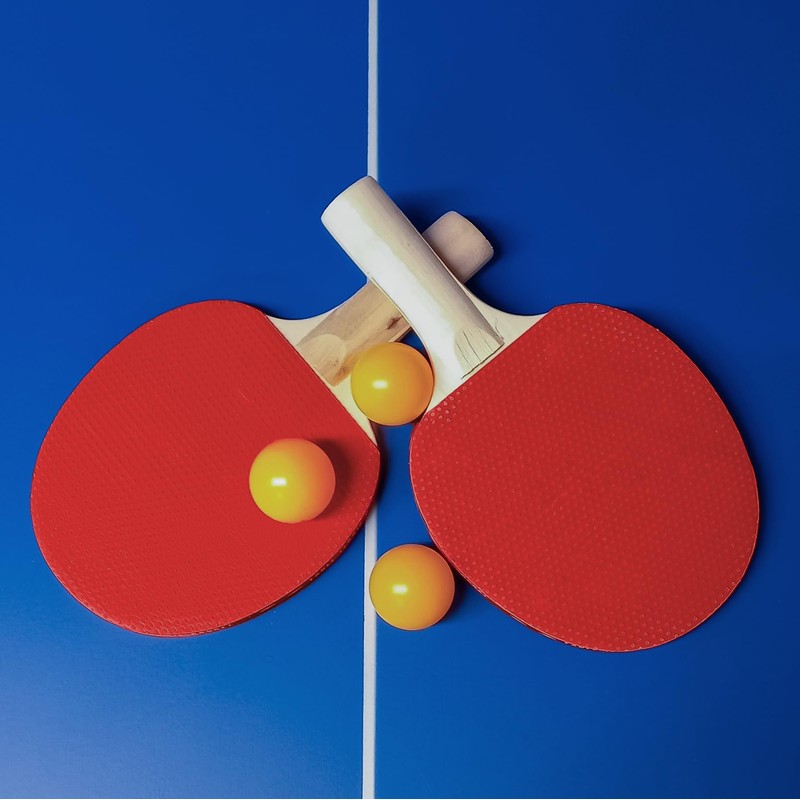 D B DIVERSIONESBAGO Juego De 2 Raquetas De Ping Pong