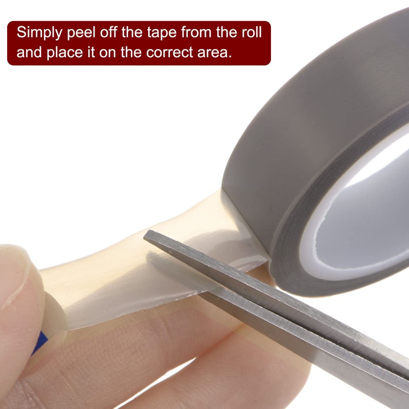 HARFINGTON PTFE Film Tape Roll, 0.8" x 33 ft High