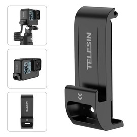 TELESIN G2 Upgraded Battery Door Cover for GoPro 12/11/10/9, Water & Snow Resistant Protective Case with Type-C Charging Mount for GoPro Hero 12/11/10/9 Black Accessories - color: Battery Door