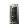 Panasonic WTF13033HK Recessed Triple Outlet with Metal Frame Gray