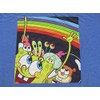 Spongebob Squarepants Characters and Rainbow Women's Royal Blue T-Shirt-Large