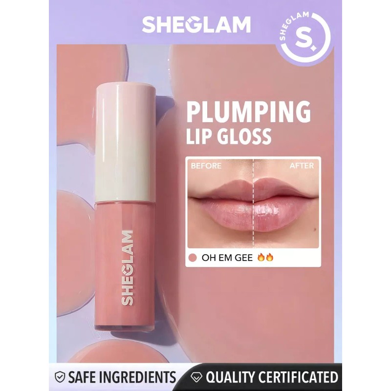 Sheglam Brillo De Labios Voluminizador Plumping Maquillaje Color Oh Em