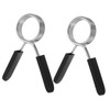 Abaodam 2pcs Portable Barbell Spring Clips Quick Release Weightlifting Clamps