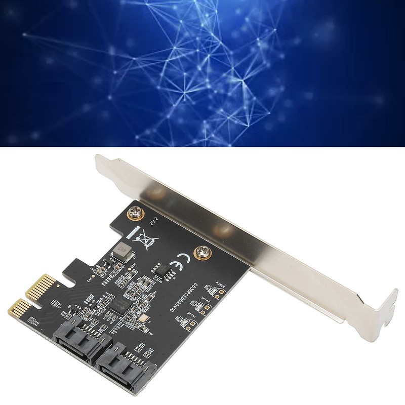 PCIE to SATA Expansion Card 6Gbps Stable Performance PCIE to