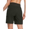 Obla Women's Hiking Cargo Shorts Zipper Pockets Soft High Waisted