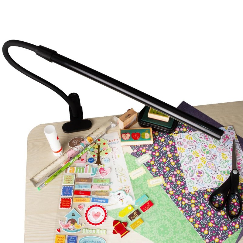 OttLite Clip-On LED Easel Lamp with ClearSun LED Technology -