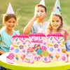 12 Pcs Lollipop Drawstring Non Woven Bag Pink Drawstring Backpack