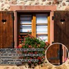 Moxweyeni 16 Pack (8 Pair) Steel Blind Shutter Hinge 1-1/16"