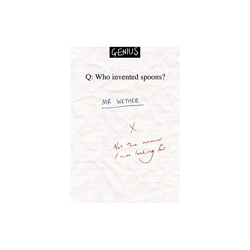 Humorous Funny Blank Greeting Card - Who Invented Spoons ?