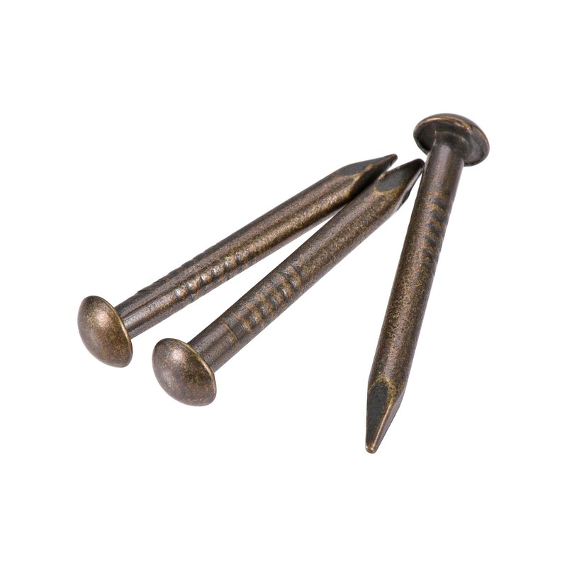 uxcell Small Tiny Hardware Brass Nails 2mmx20mm(DXL) for DIY Wooden