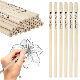 Pack of 20 Pencils Thank You Gifts, Thank You Gift Teacher, Colleague, Leaving Gift, Small, Wooden Pencils Set with Saying Thank You, Pencils HB Danke für Alles Erzieherin Kita Employee