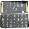 Wood Branding Iron Set, 104 Pieces, 1 Inch Characters with