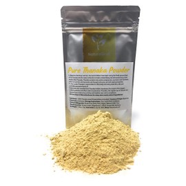 Pure Thanaka Powder - Tanaka From Thailand - Ingredients: 100% Thanaka Wood Powder (Hesperethusa Crenulata) - Kosher, Halal, Organic - Net Weight: 1.76oz / 50g