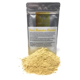 Pure Thanaka Powder - Tanaka From Thailand - Ingredients: 100% Thanaka Wood Powder (Hesperethusa Crenulata) - Kosher, Halal, Organic - Net Weight: 1.76oz / 50g