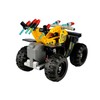 CaDA Quad Vehicle Building Block Set with Pull Back Function,